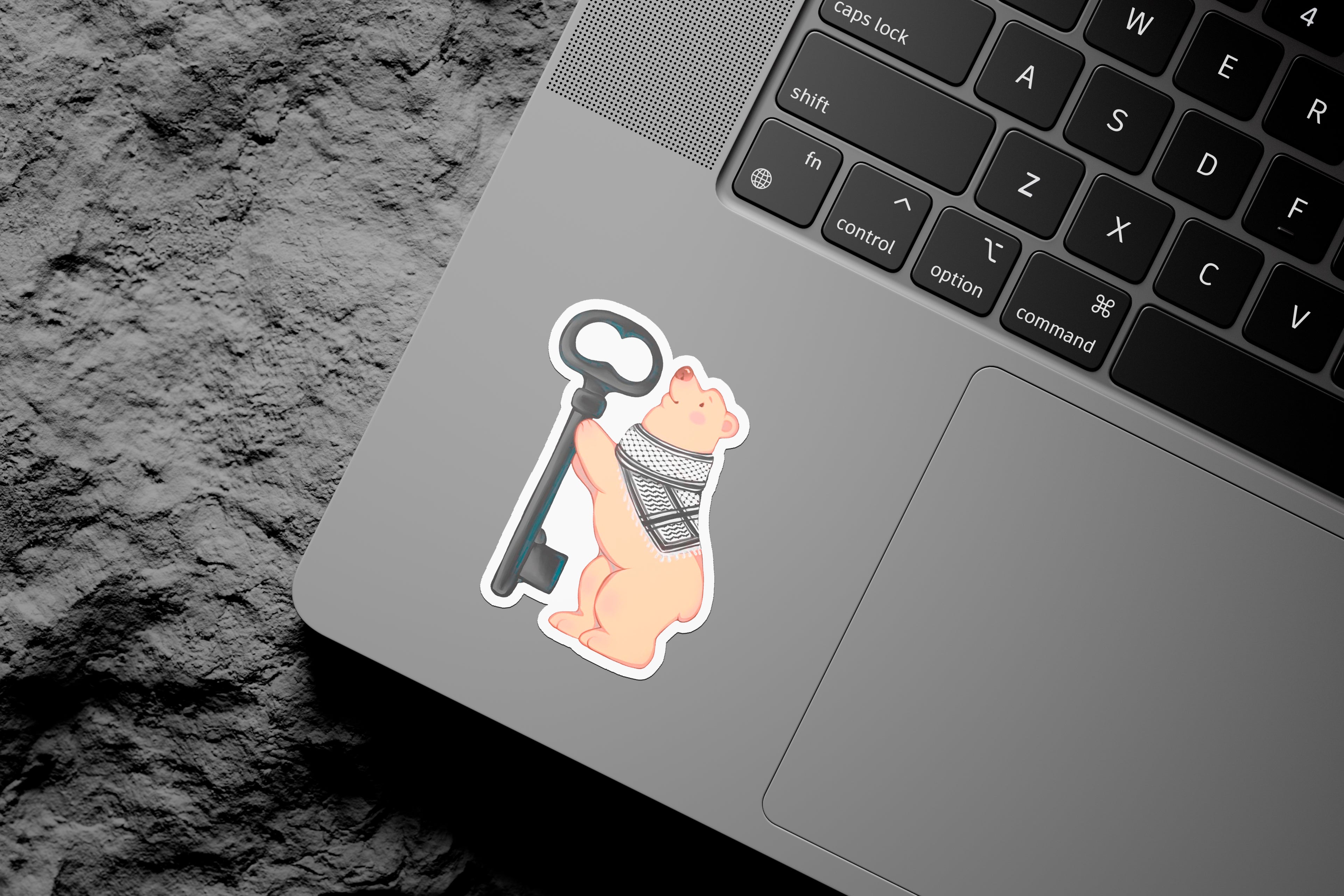 Madrid with Palestine Sticker